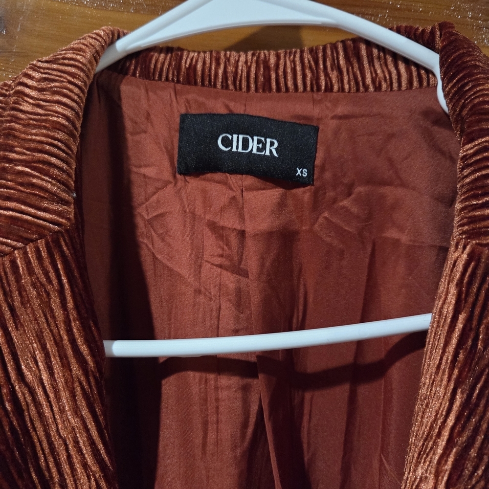 Cider Women's Burnt Orange Corduroy Jacket - Picture 3 of 6